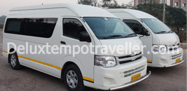 toyota hiace commuter luxury van hire in delhi, mini coach hire in delhi